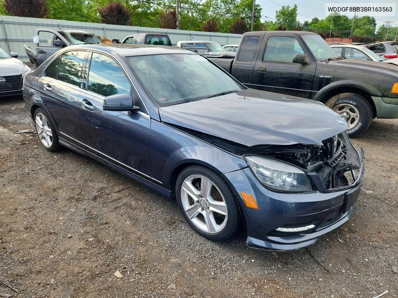 2011 Mercedes-Benz C 300 4Matic VIN: WDDGF8BB3BR163563 Lot: 60417876