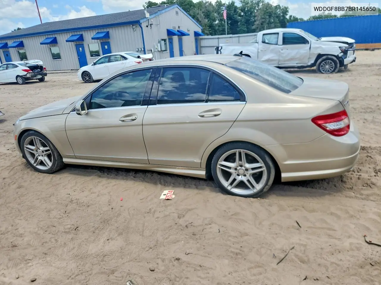 2011 Mercedes-Benz C VIN: WDDGF8BB7BR145650 Lot: 60554096