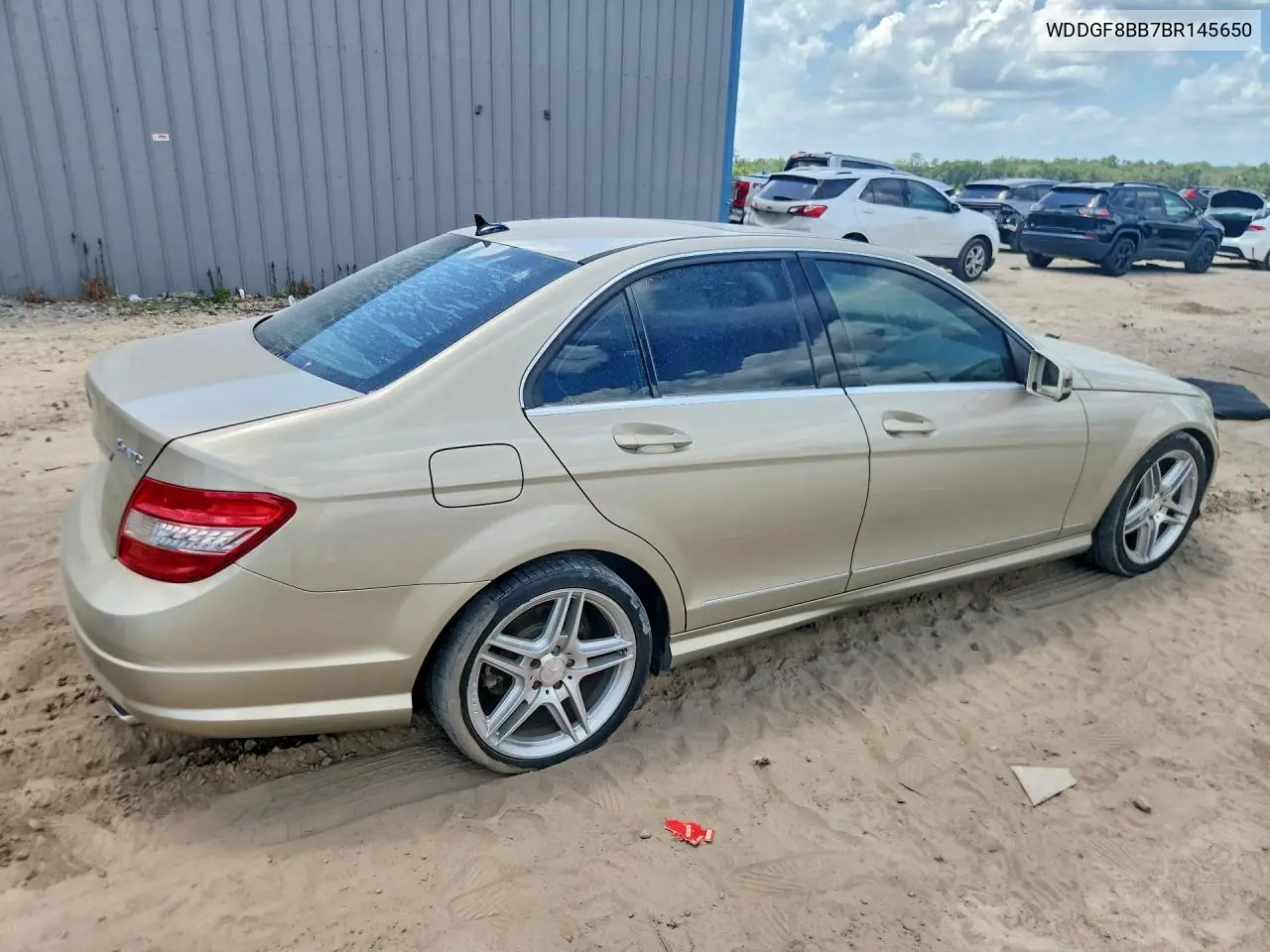 2011 Mercedes-Benz C VIN: WDDGF8BB7BR145650 Lot: 60554096
