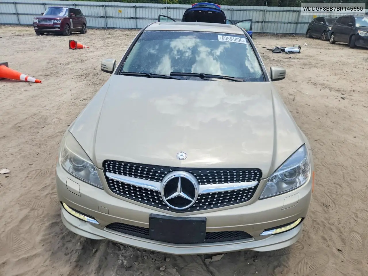 2011 Mercedes-Benz C VIN: WDDGF8BB7BR145650 Lot: 60554096