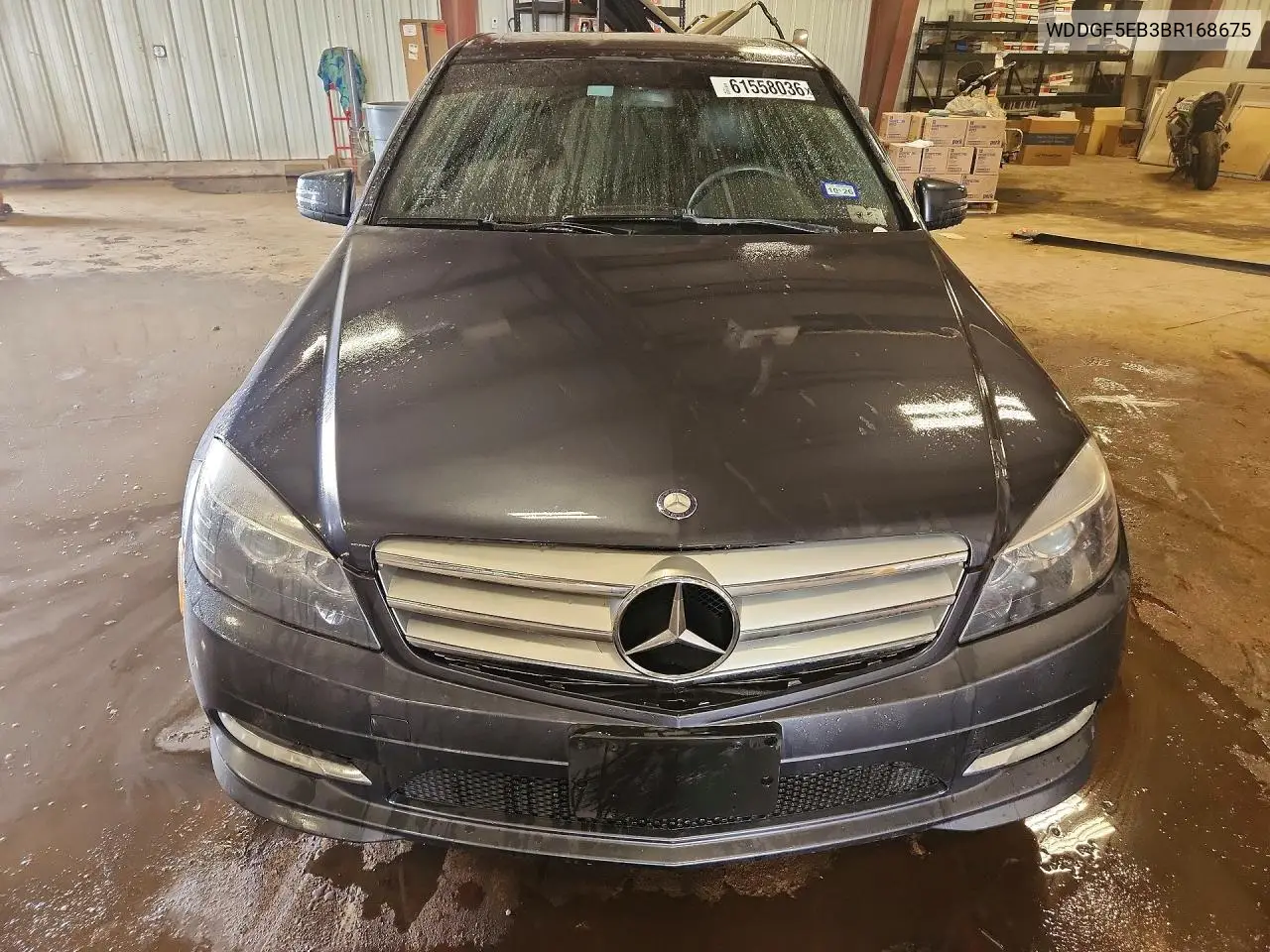 2011 Mercedes-Benz C 300 VIN: WDDGF5EB3BR168675 Lot: 61558036