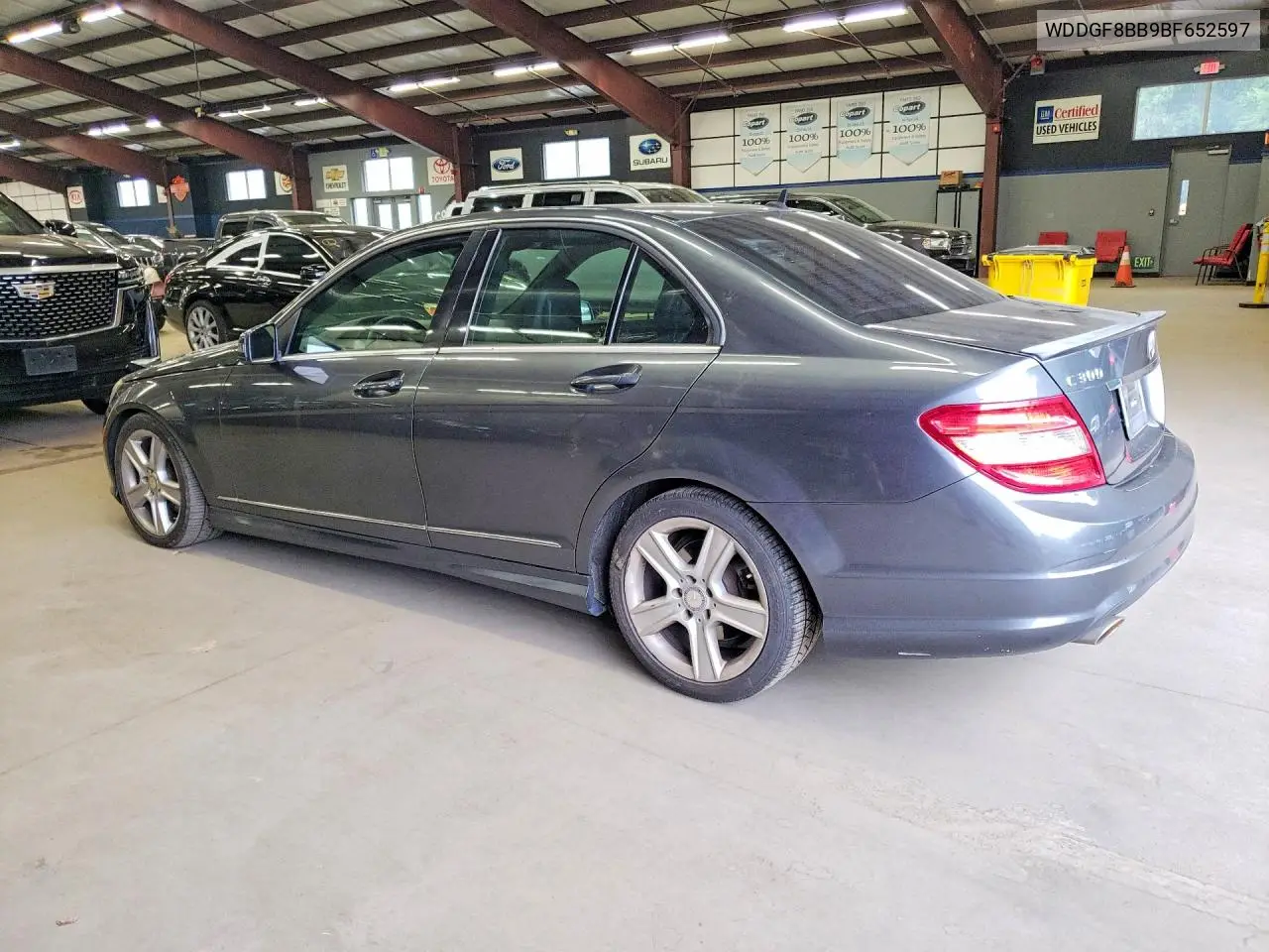 2011 Mercedes-Benz C 300 4Matic VIN: WDDGF8BB9BF652597 Lot: 61668946