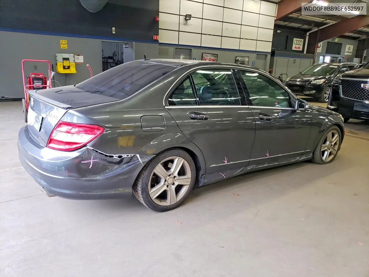 2011 Mercedes-Benz C 300 4Matic VIN: WDDGF8BB9BF652597 Lot: 61668946
