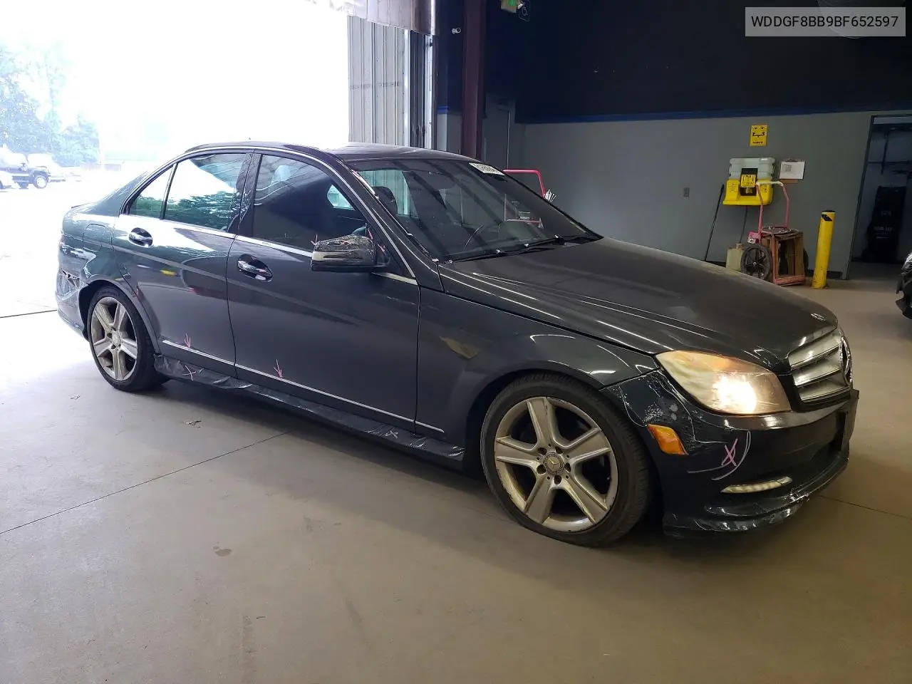 2011 Mercedes-Benz C 300 4Matic VIN: WDDGF8BB9BF652597 Lot: 61668946