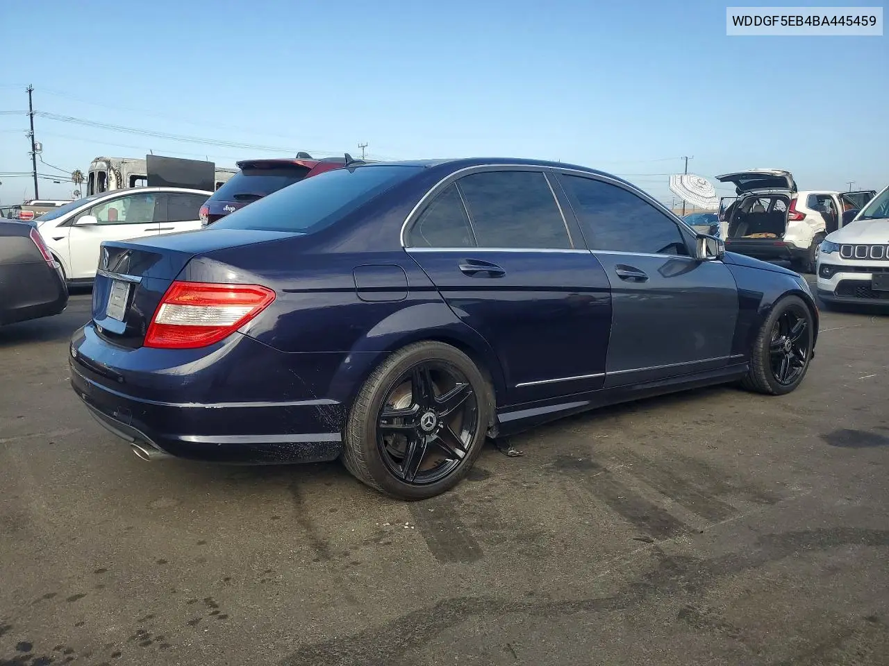 2011 Mercedes-Benz C 300 VIN: WDDGF5EB4BA445459 Lot: 61798776