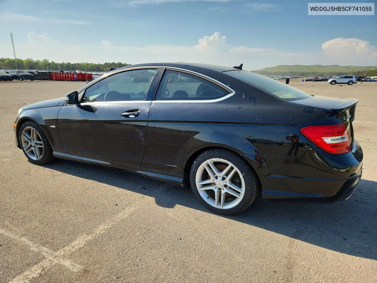 2012 Mercedes-Benz C 350 VIN: WDDGJ5HB5CF741055 Lot: 53936486