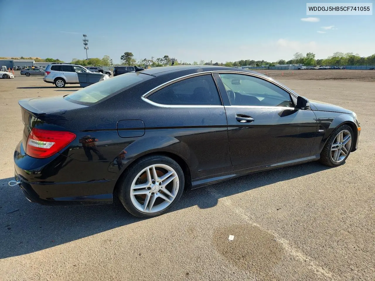 2012 Mercedes-Benz C 350 VIN: WDDGJ5HB5CF741055 Lot: 53936486