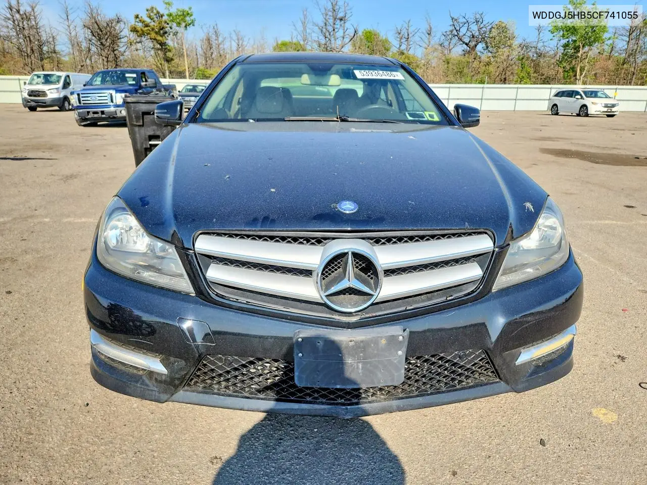 2012 Mercedes-Benz C 350 VIN: WDDGJ5HB5CF741055 Lot: 53936486