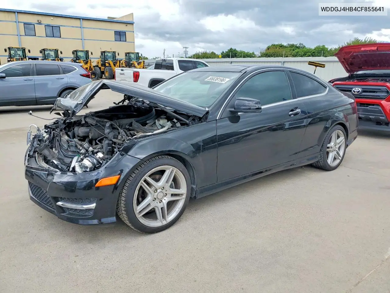 2012 Mercedes-Benz C 250 VIN: WDDGJ4HB4CF855641 Lot: 56638196