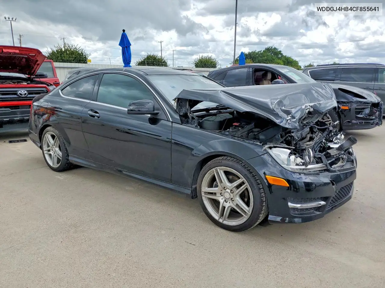2012 Mercedes-Benz C 250 VIN: WDDGJ4HB4CF855641 Lot: 56638196