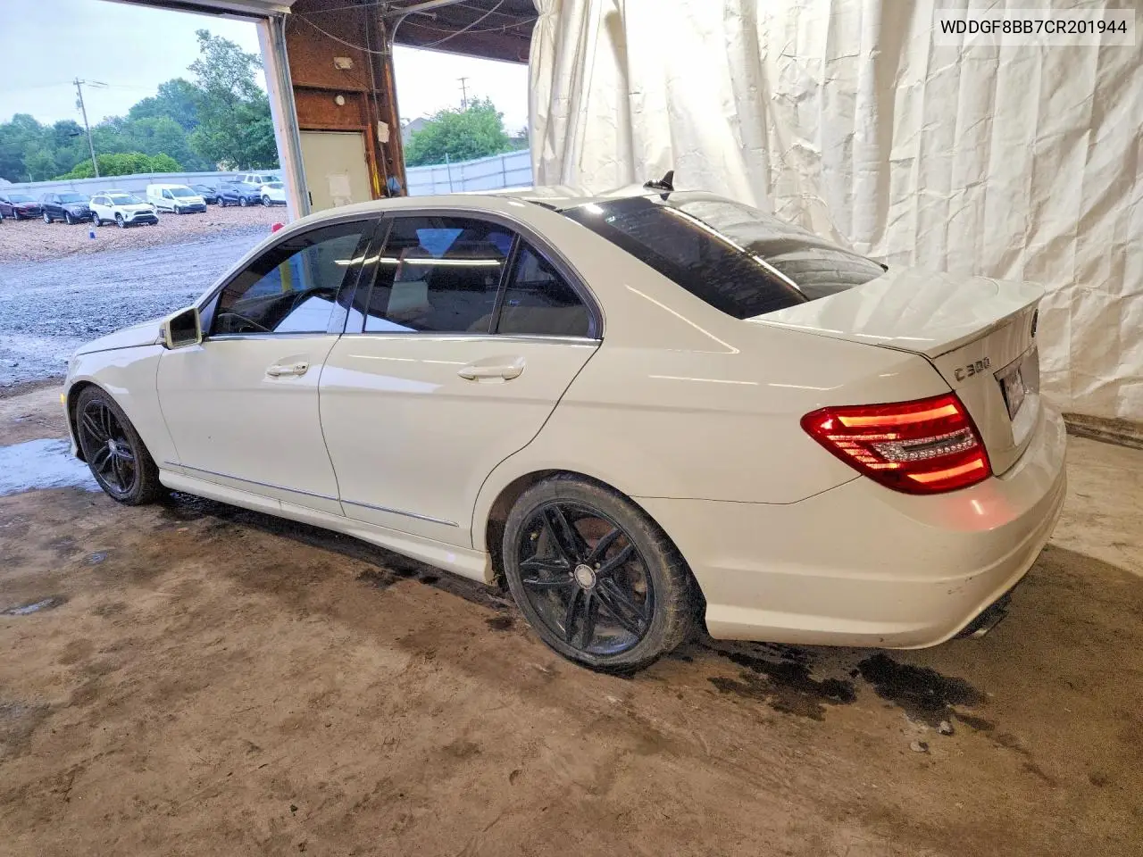 2012 Mercedes-Benz C 300 4Matic VIN: WDDGF8BB7CR201944 Lot: 57843676