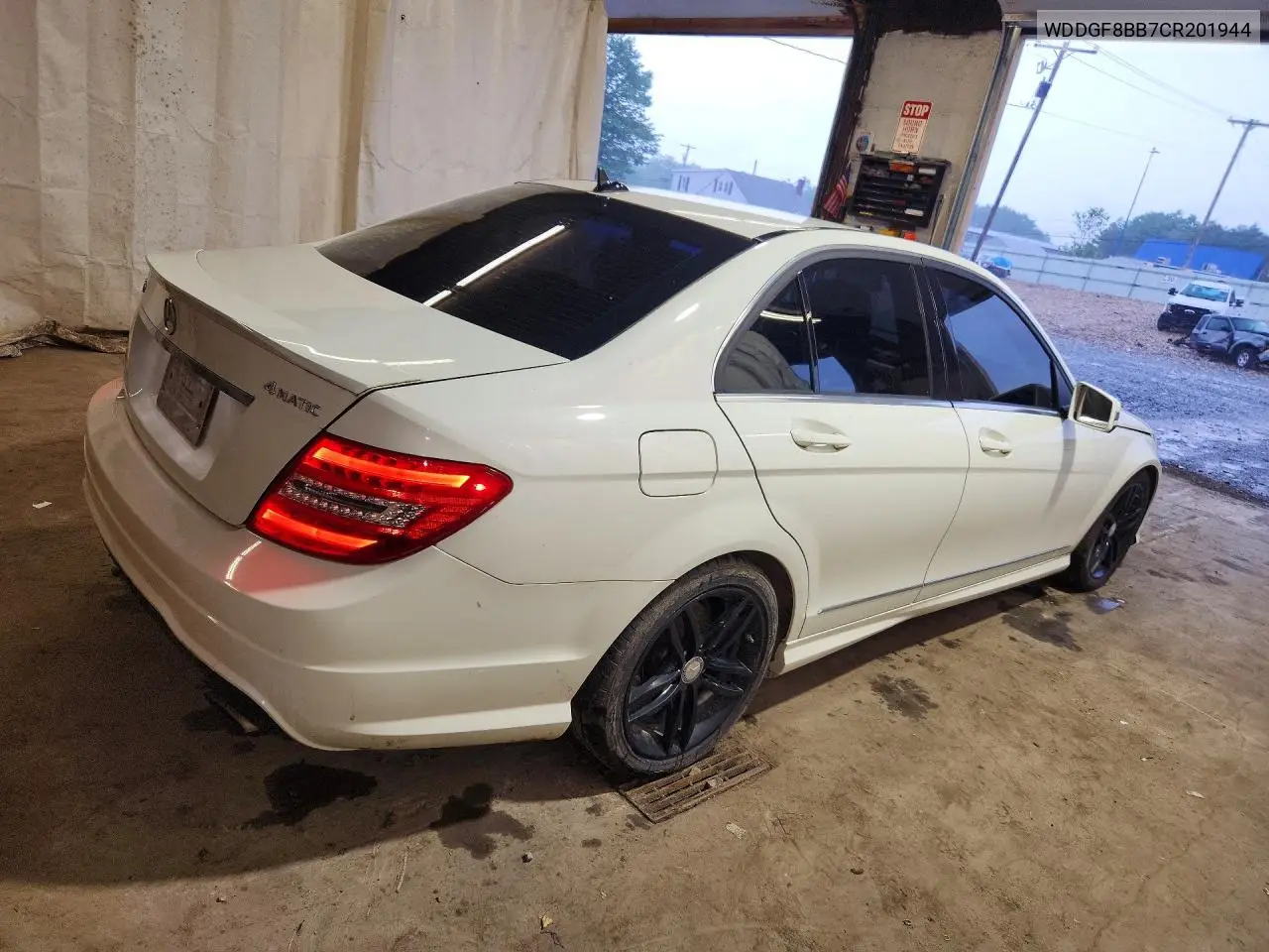 2012 Mercedes-Benz C 300 4Matic VIN: WDDGF8BB7CR201944 Lot: 57843676