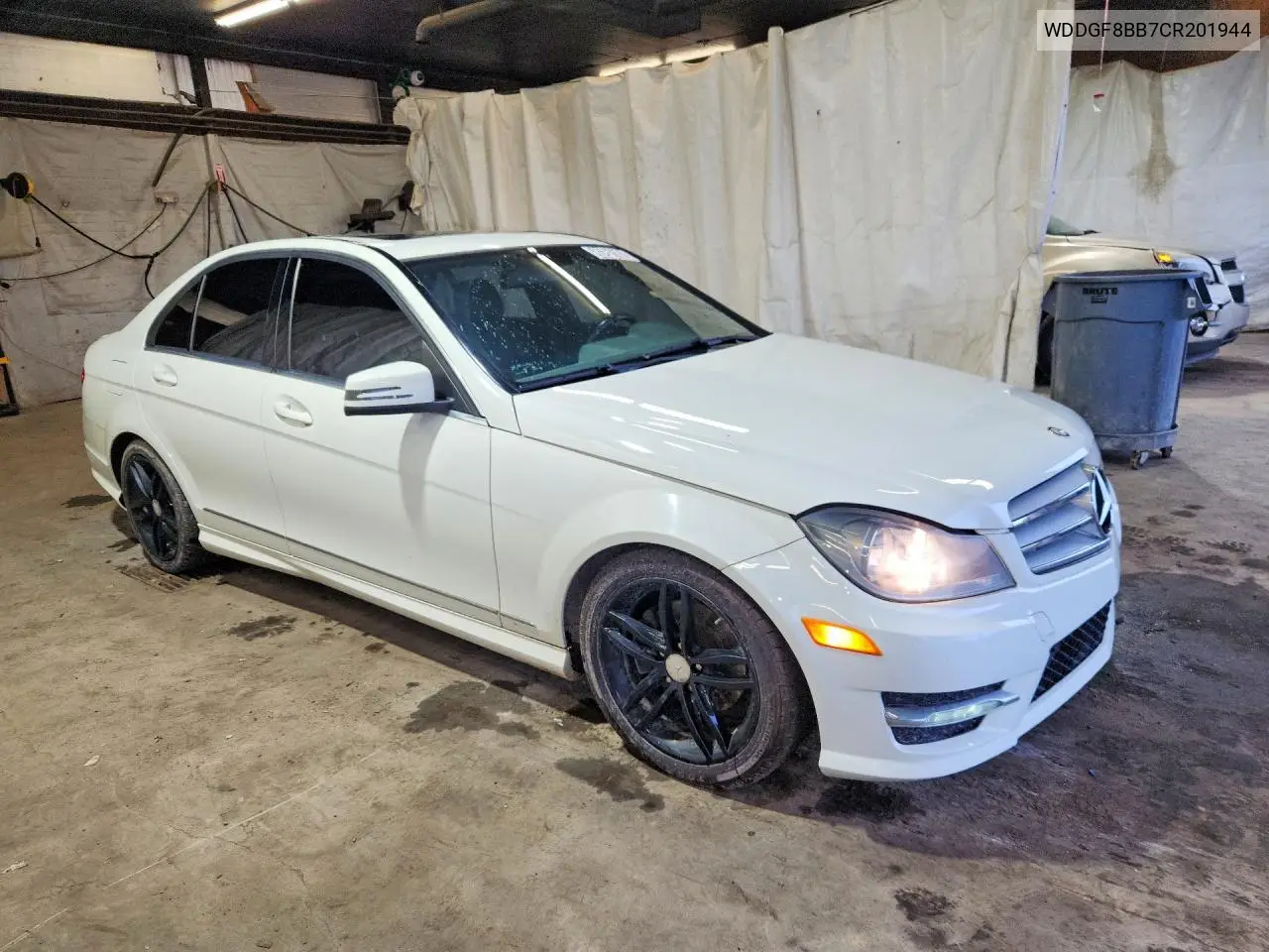2012 Mercedes-Benz C 300 4Matic VIN: WDDGF8BB7CR201944 Lot: 57843676