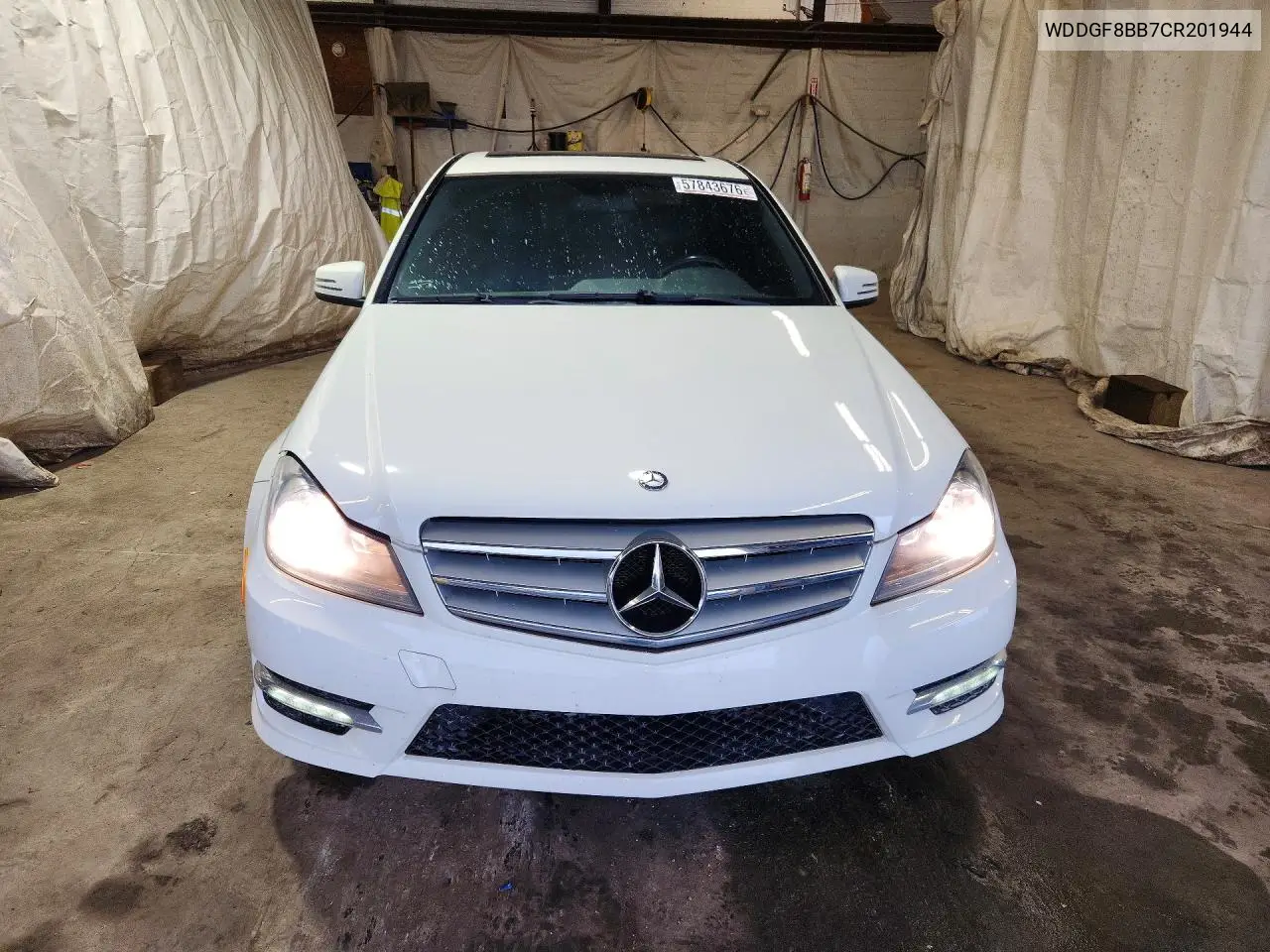 2012 Mercedes-Benz C 300 4Matic VIN: WDDGF8BB7CR201944 Lot: 57843676