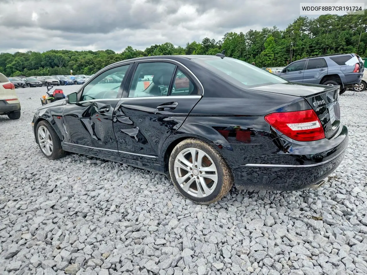 2012 Mercedes-Benz C 300 4Matic VIN: WDDGF8BB7CR191724 Lot: 58177146