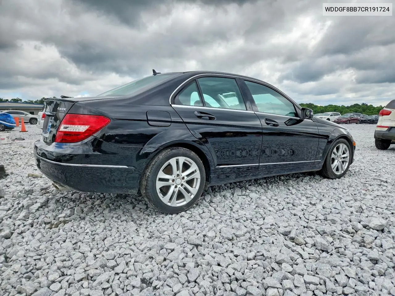 2012 Mercedes-Benz C 300 4Matic VIN: WDDGF8BB7CR191724 Lot: 58177146