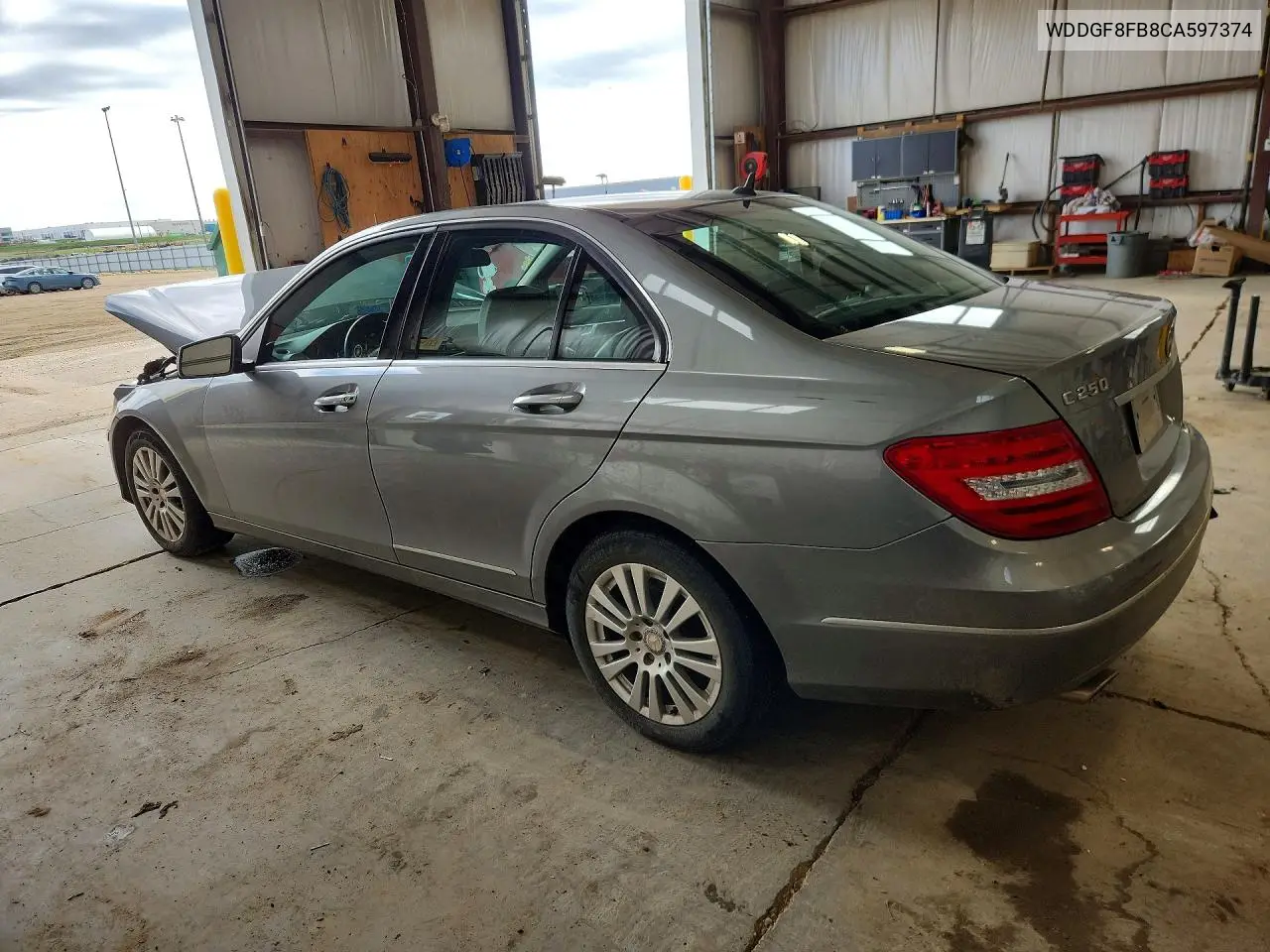 2012 Mercedes-Benz C 250 4Matic VIN: WDDGF8FB8CA597374 Lot: 58961106
