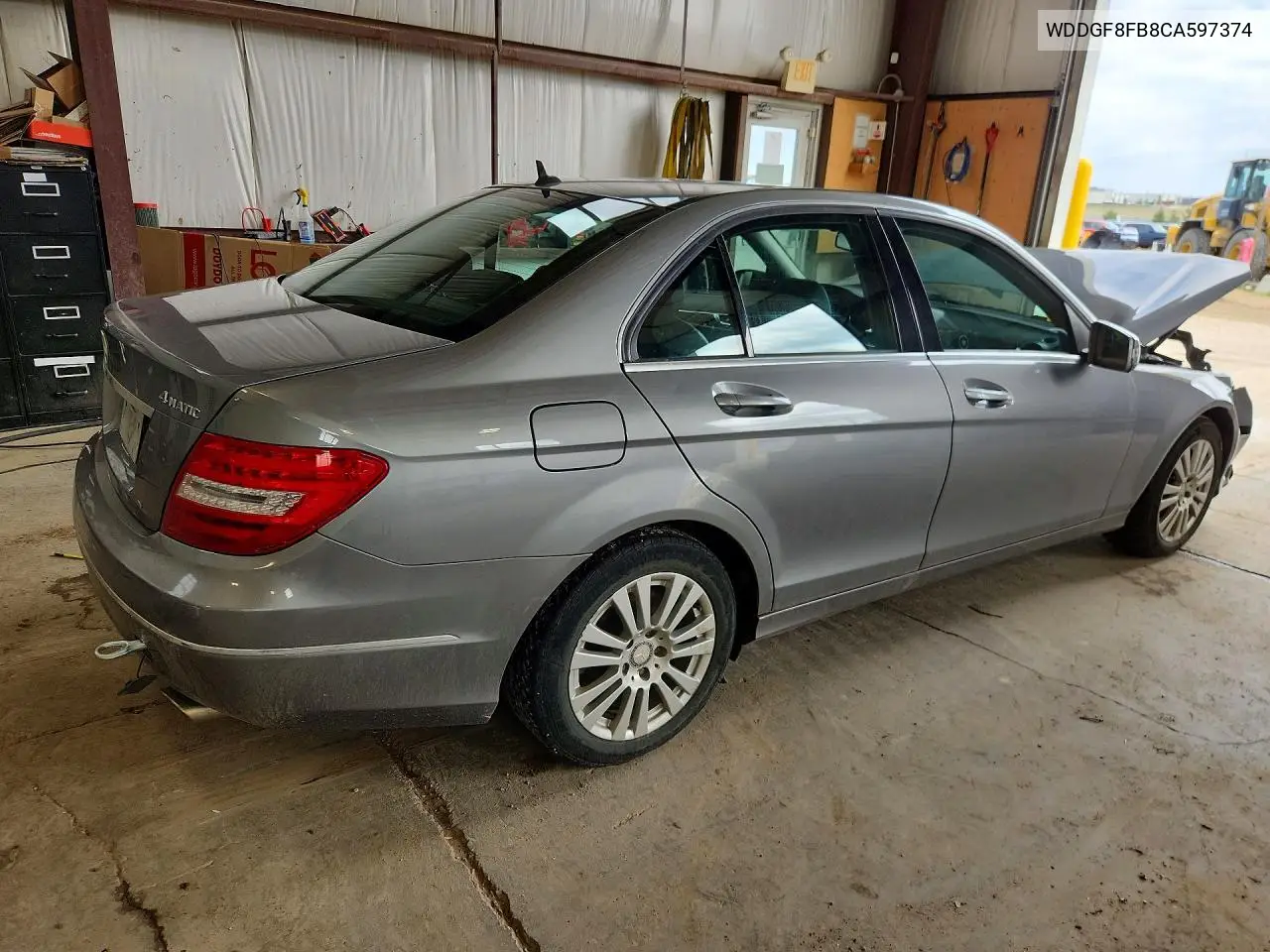 2012 Mercedes-Benz C 250 4Matic VIN: WDDGF8FB8CA597374 Lot: 58961106