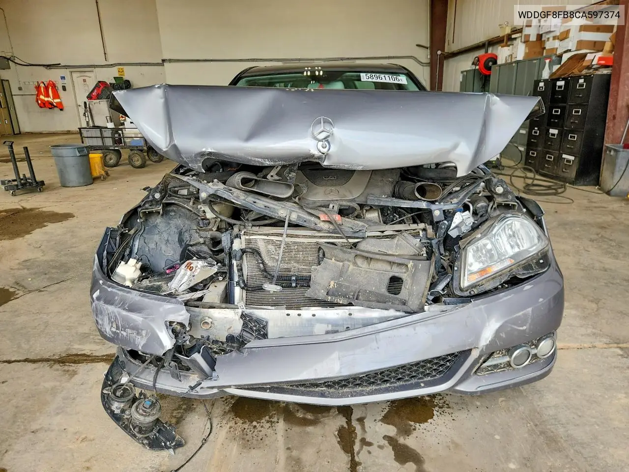 2012 Mercedes-Benz C 250 4Matic VIN: WDDGF8FB8CA597374 Lot: 58961106