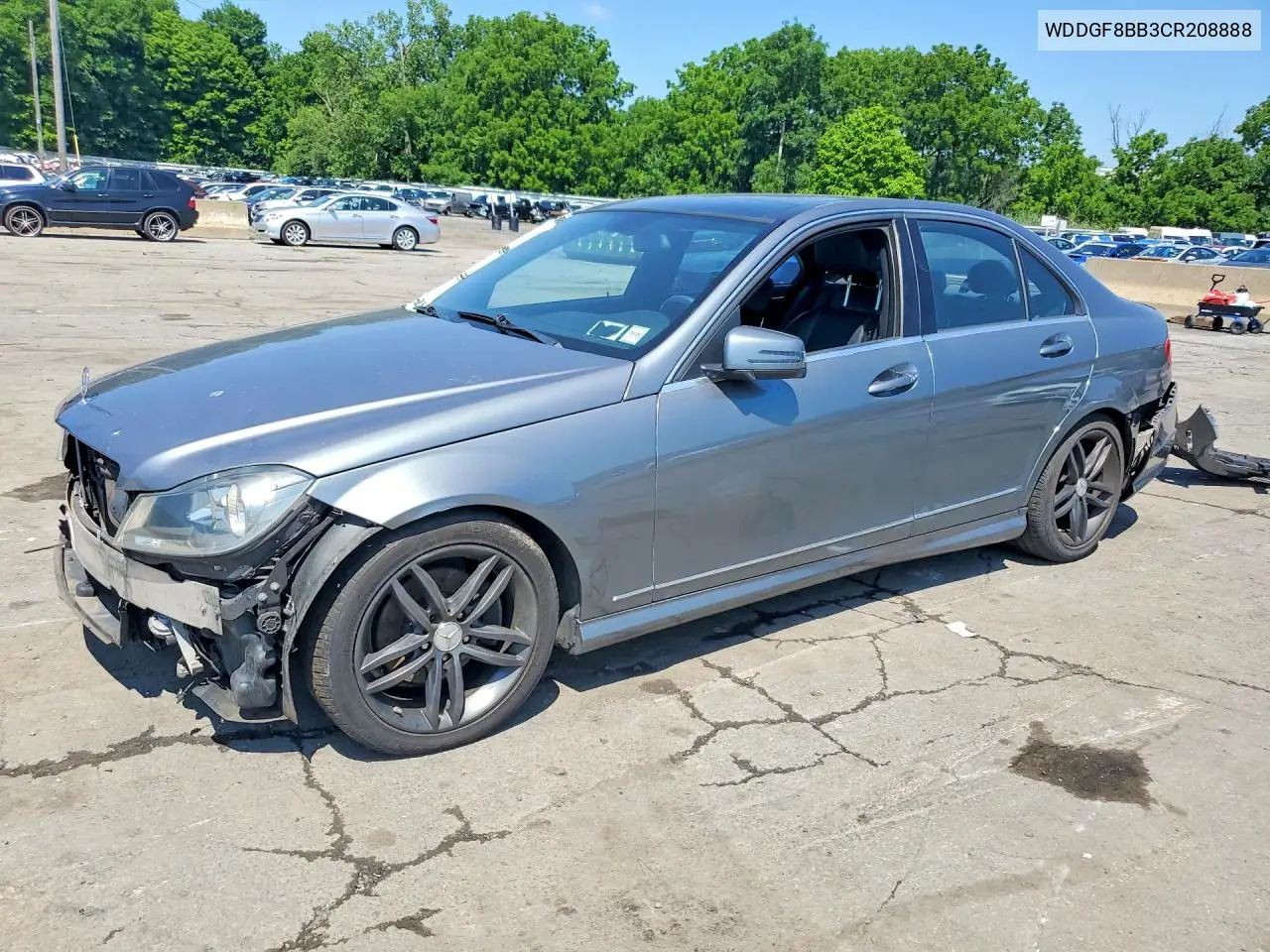 2012 Mercedes-Benz C 300 4Matic VIN: WDDGF8BB3CR208888 Lot: 59931306