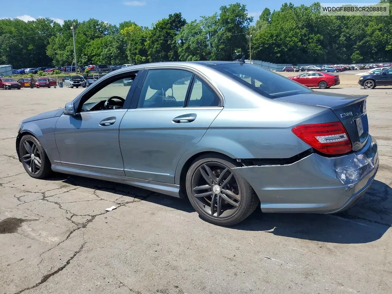 2012 Mercedes-Benz C 300 4Matic VIN: WDDGF8BB3CR208888 Lot: 59931306