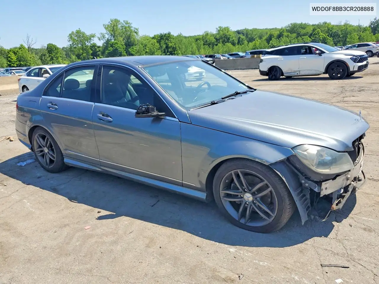 2012 Mercedes-Benz C 300 4Matic VIN: WDDGF8BB3CR208888 Lot: 59931306