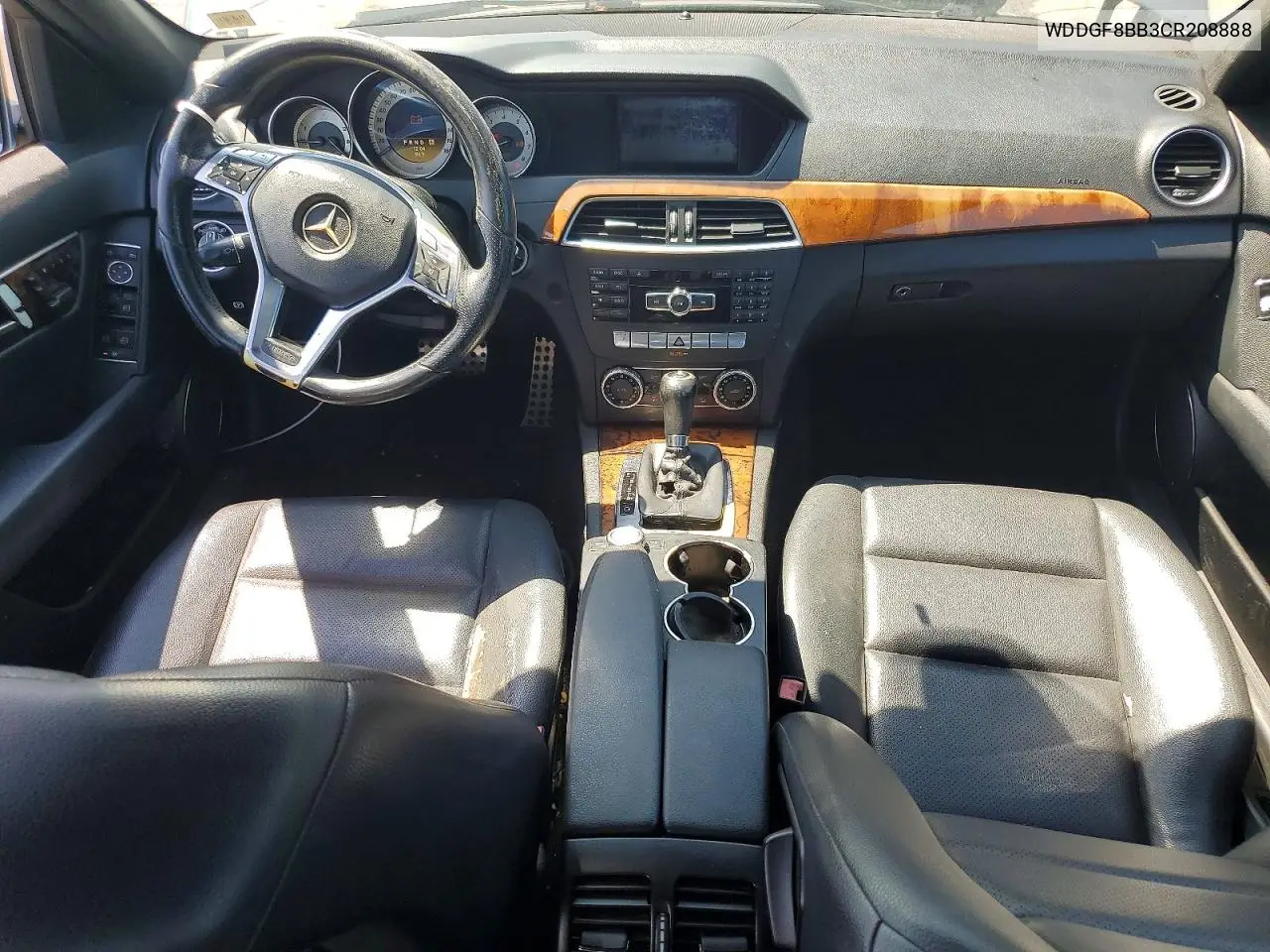 2012 Mercedes-Benz C 300 4Matic VIN: WDDGF8BB3CR208888 Lot: 59931306