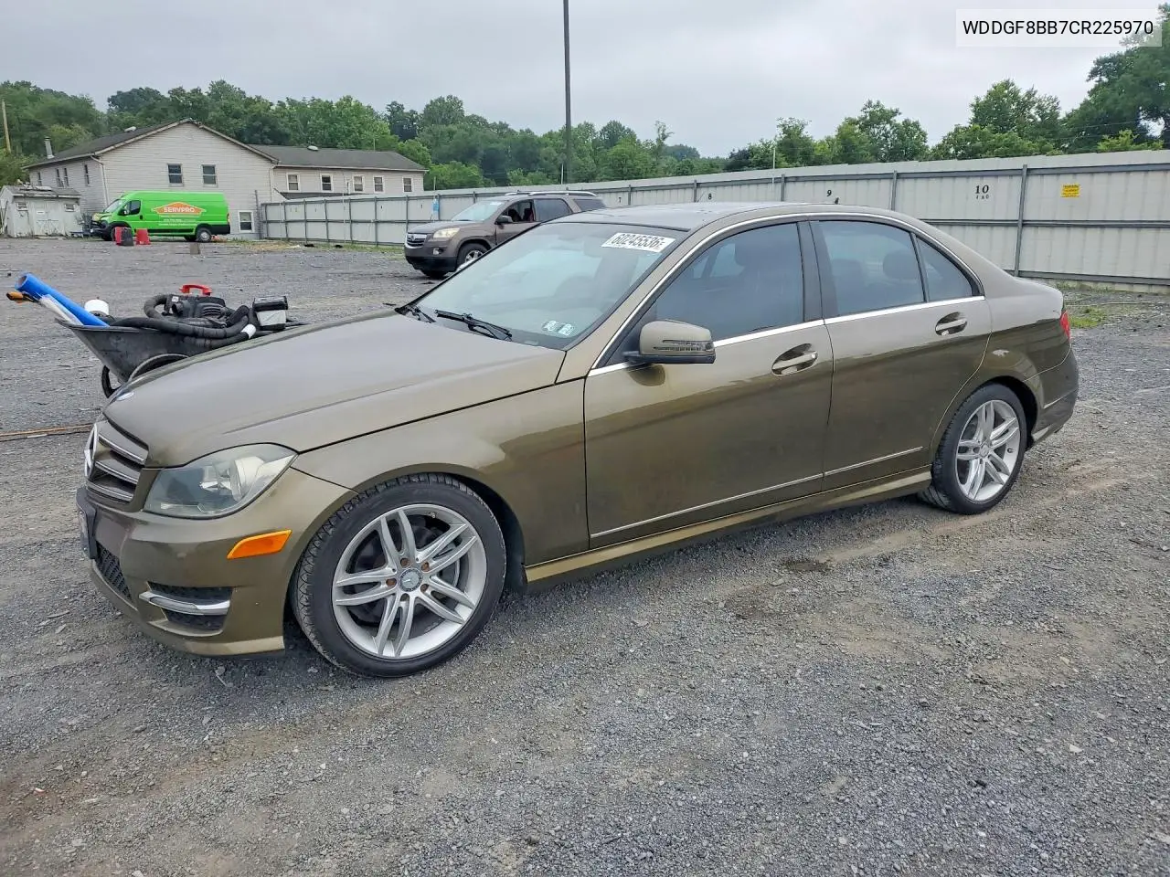 2012 Mercedes-Benz C 300 4Matic VIN: WDDGF8BB7CR225970 Lot: 60245536