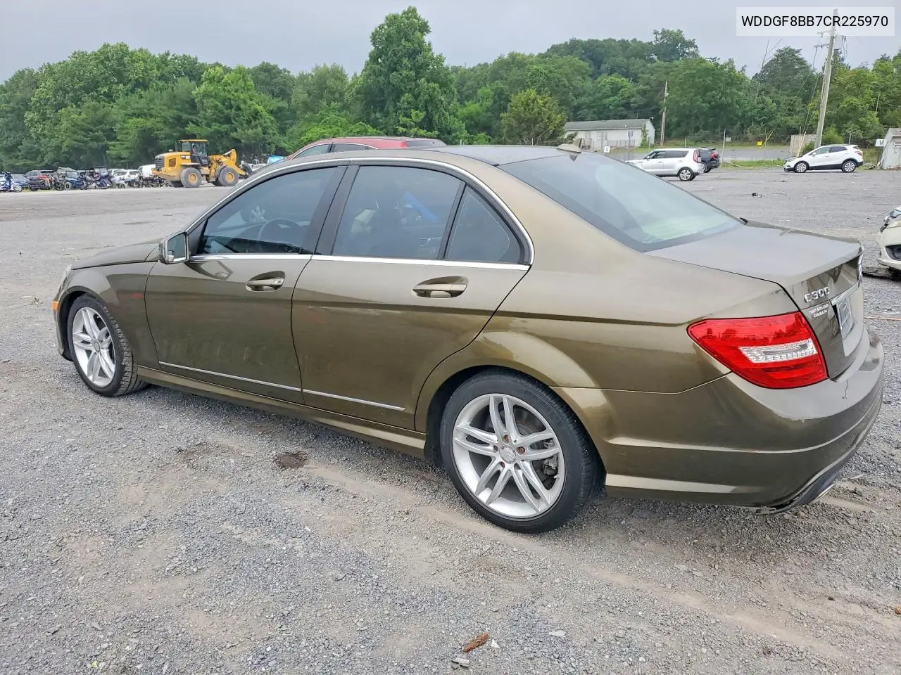 2012 Mercedes-Benz C 300 4Matic VIN: WDDGF8BB7CR225970 Lot: 60245536