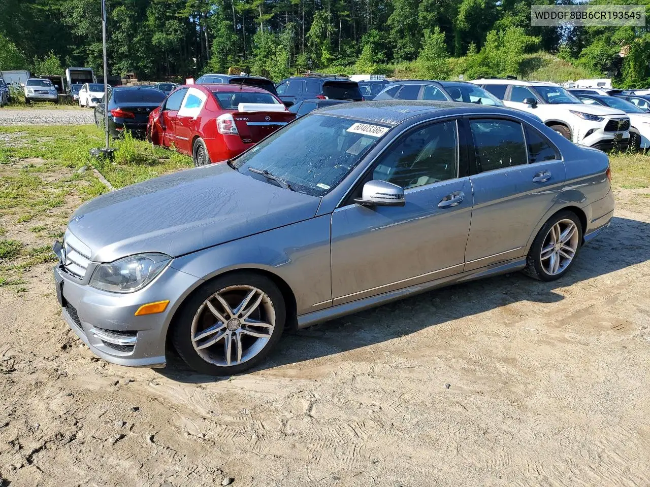 2012 Mercedes-Benz C 300 4Matic VIN: WDDGF8BB6CR193545 Lot: 60403386