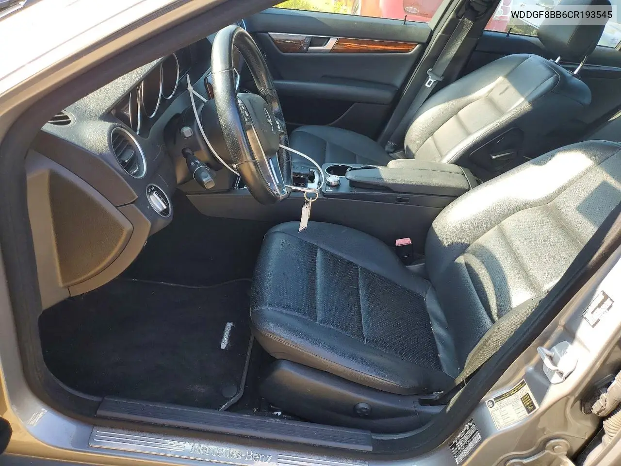 2012 Mercedes-Benz C 300 4Matic VIN: WDDGF8BB6CR193545 Lot: 60403386