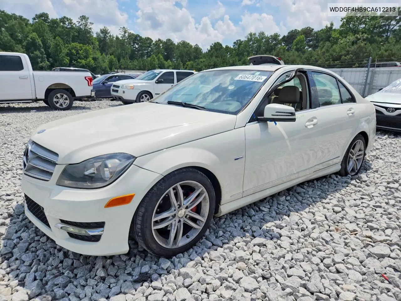 2012 Mercedes-Benz C 250 VIN: WDDGF4HB9CA612213 Lot: 60647016