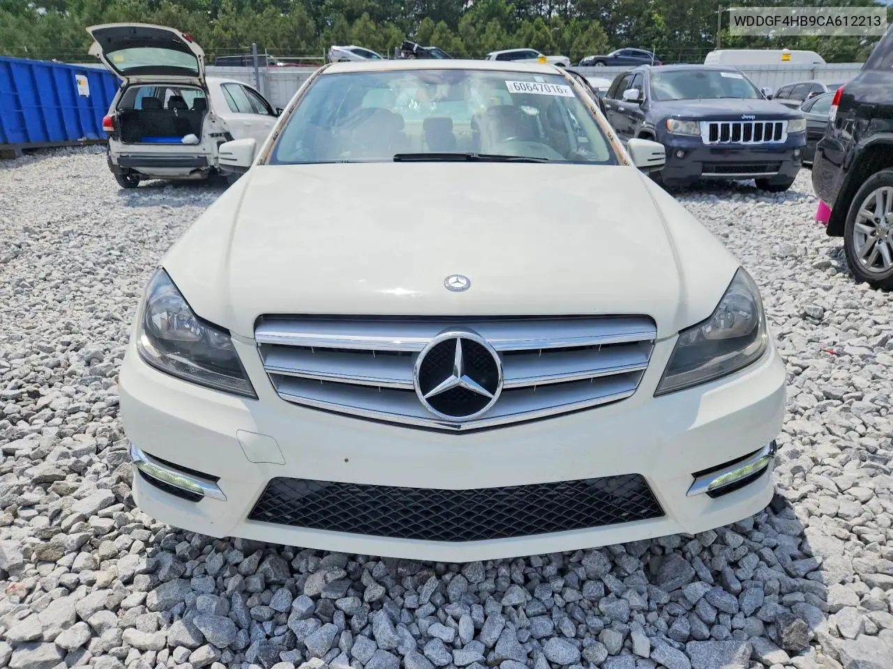 2012 Mercedes-Benz C 250 VIN: WDDGF4HB9CA612213 Lot: 60647016