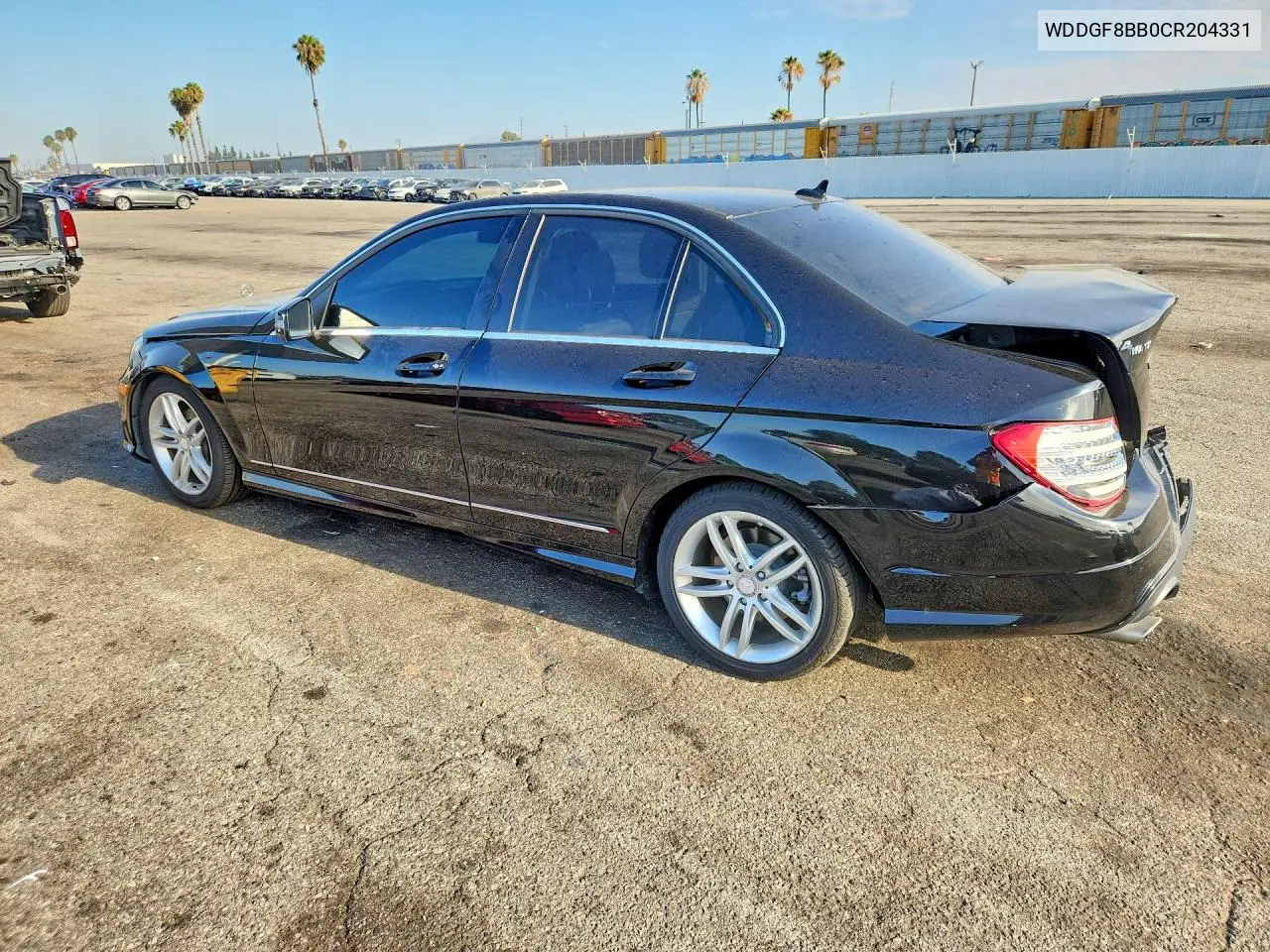 2012 Mercedes-Benz C 300 4Matic VIN: WDDGF8BB0CR204331 Lot: 61442466