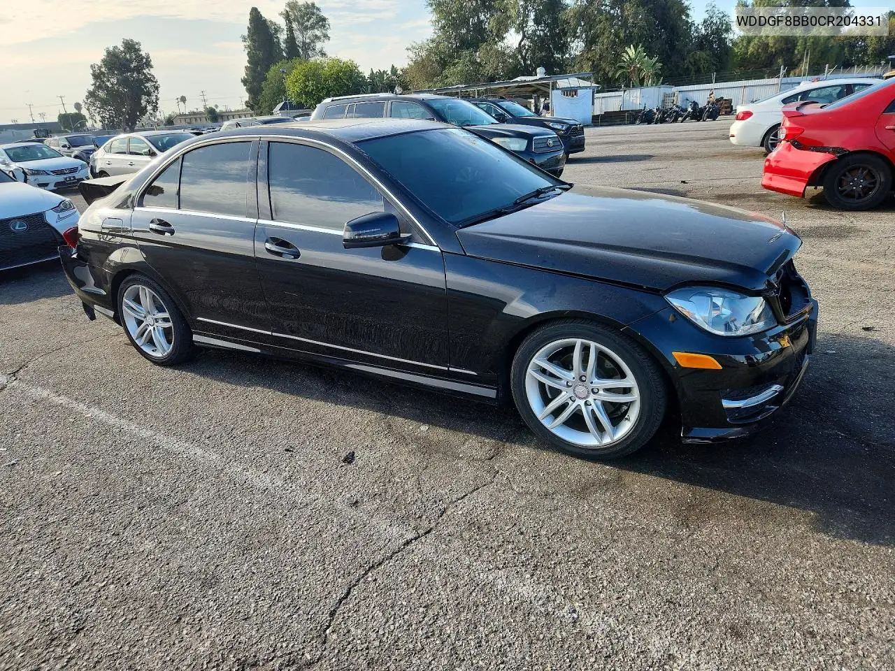 2012 Mercedes-Benz C 300 4Matic VIN: WDDGF8BB0CR204331 Lot: 61442466