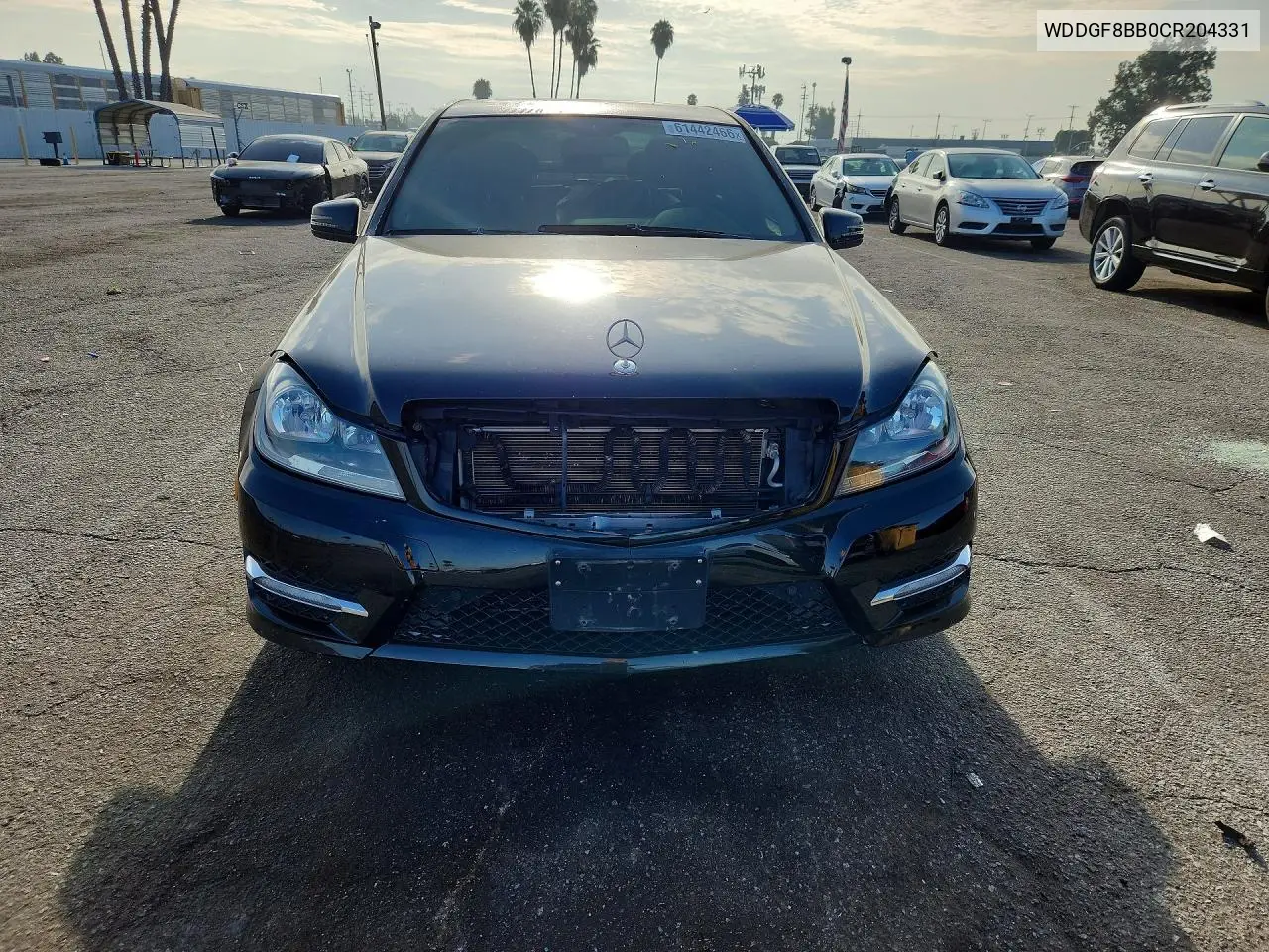 2012 Mercedes-Benz C 300 4Matic VIN: WDDGF8BB0CR204331 Lot: 61442466