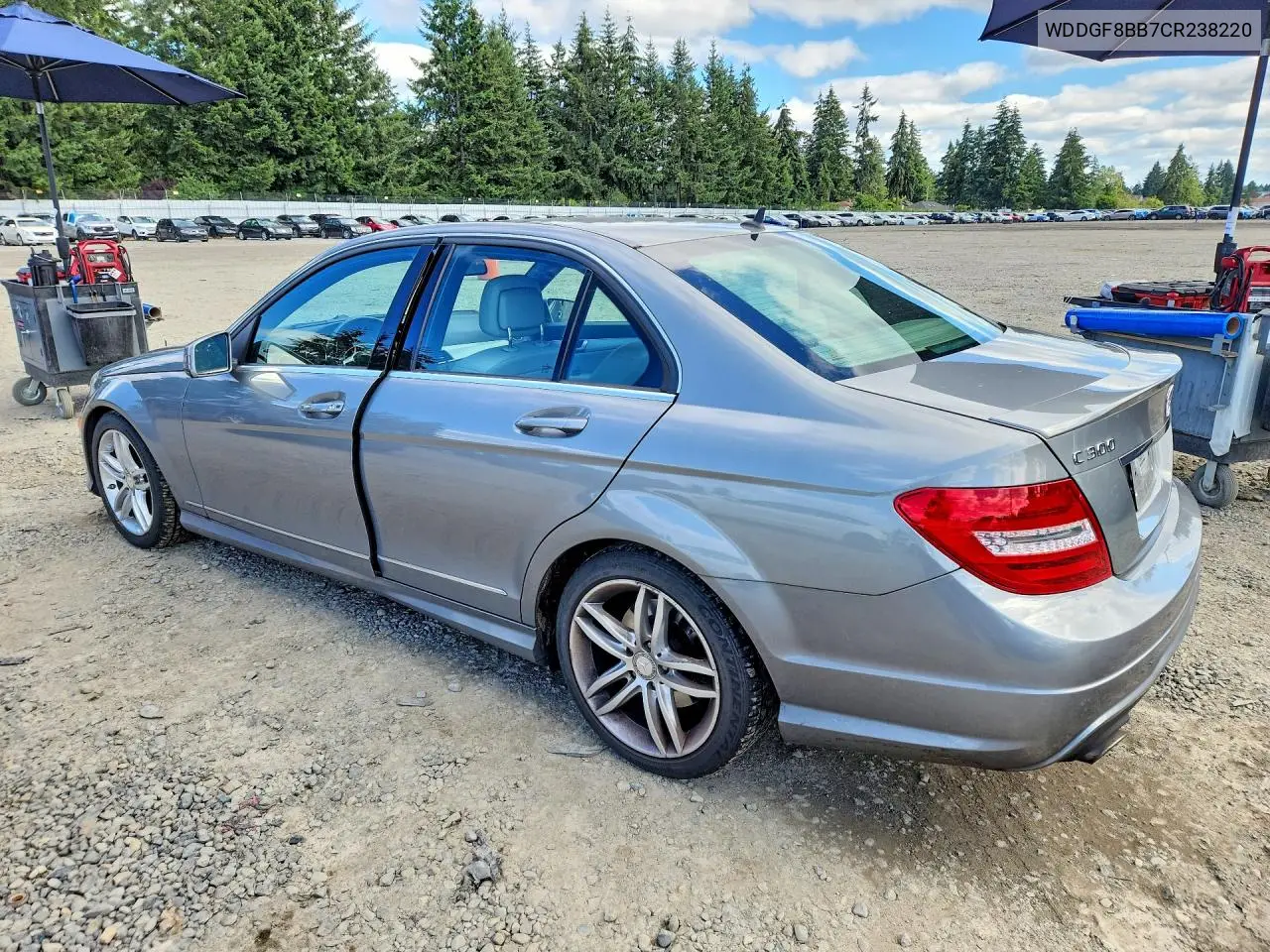 2012 Mercedes-Benz C 300 4Matic VIN: WDDGF8BB7CR238220 Lot: 61625866
