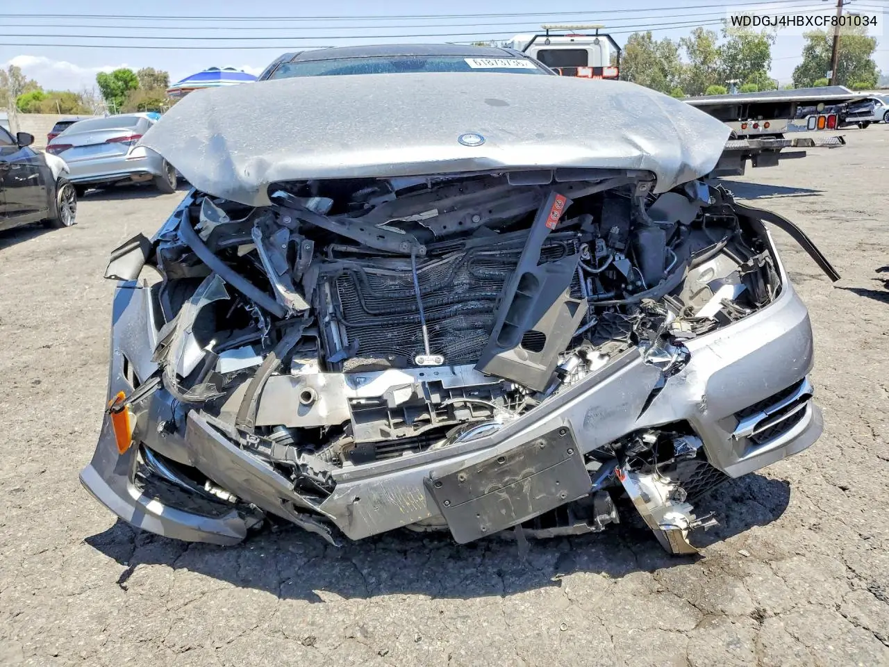 2012 Mercedes-Benz C 250 VIN: WDDGJ4HBXCF801034 Lot: 61873736