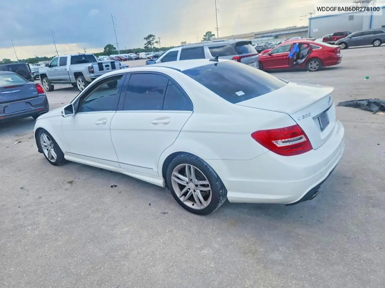 2013 Mercedes-Benz C 300 4Matic VIN: WDDGF8AB6DR278100 Lot: 58259456