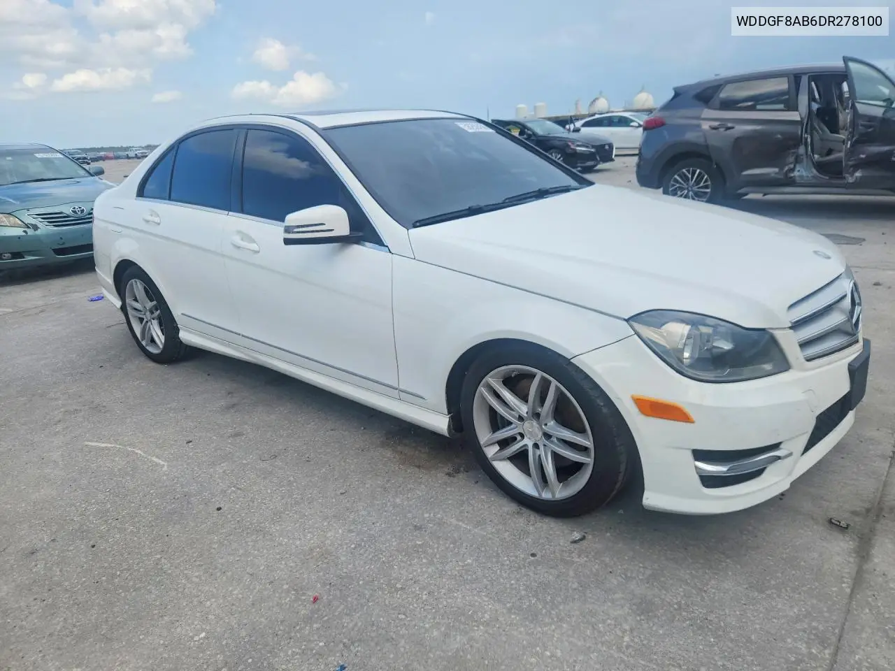 2013 Mercedes-Benz C 300 4Matic VIN: WDDGF8AB6DR278100 Lot: 58259456