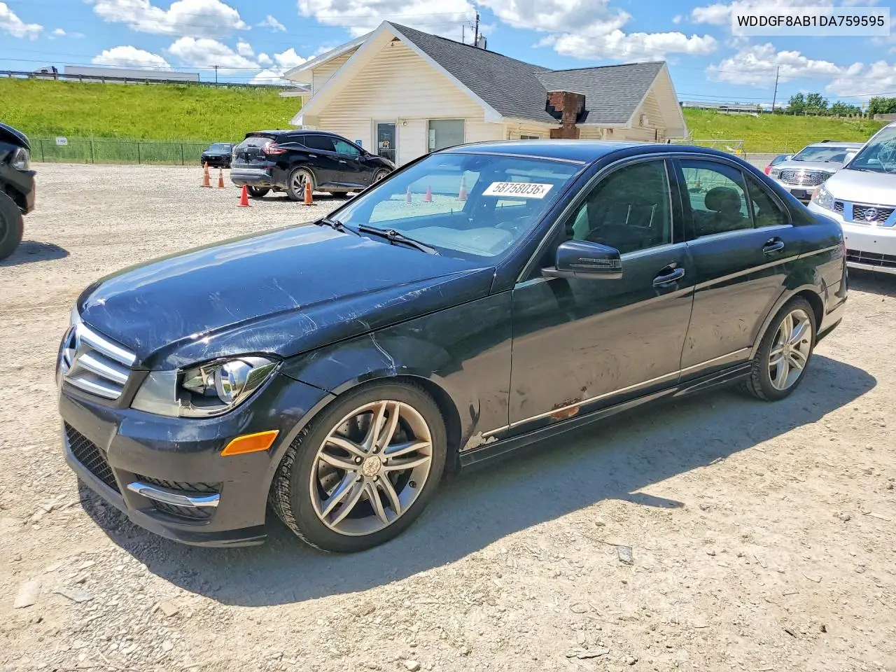 WDDGF8AB1DA759595 2013 Mercedes-Benz C 300 4Matic