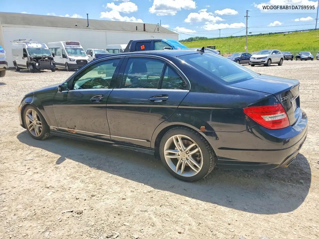 WDDGF8AB1DA759595 2013 Mercedes-Benz C 300 4Matic
