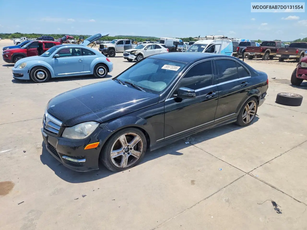 2013 Mercedes-Benz C 300 4Matic VIN: WDDGF8AB7DG131554 Lot: 58973206