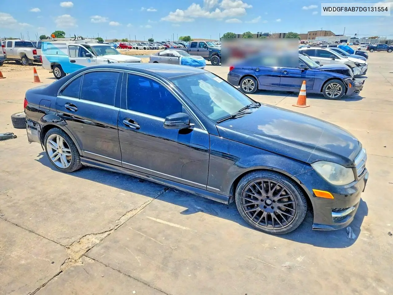 2013 Mercedes-Benz C 300 4Matic VIN: WDDGF8AB7DG131554 Lot: 58973206