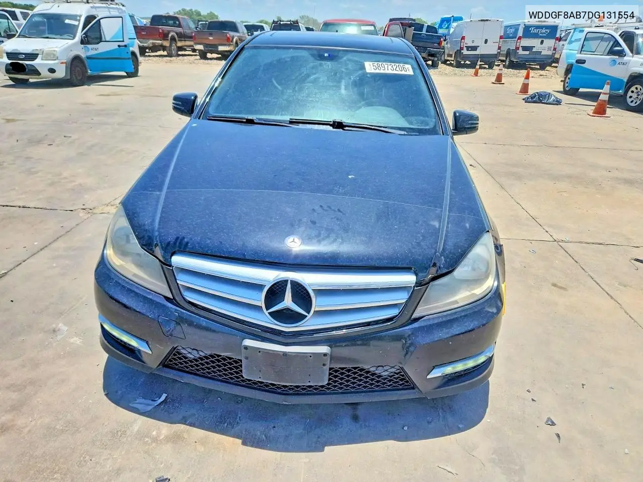 2013 Mercedes-Benz C 300 4Matic VIN: WDDGF8AB7DG131554 Lot: 58973206