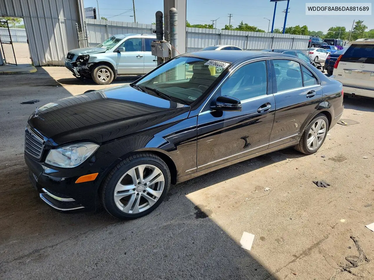 2013 Mercedes-Benz C 300 4Matic VIN: WDDGF8AB6DA881689 Lot: 59780206