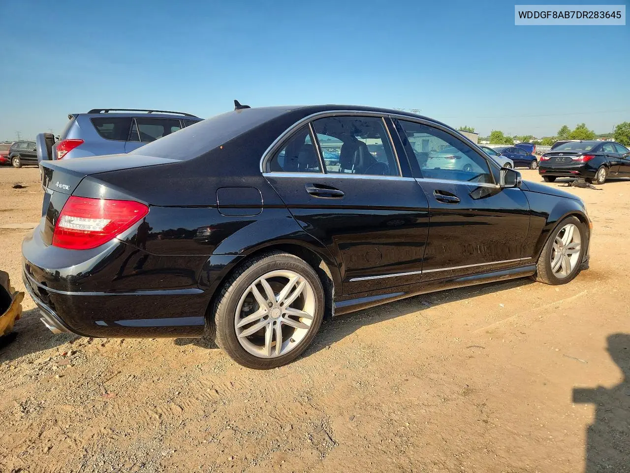 2013 Mercedes-Benz C 300 4Matic VIN: WDDGF8AB7DR283645 Lot: 60015256