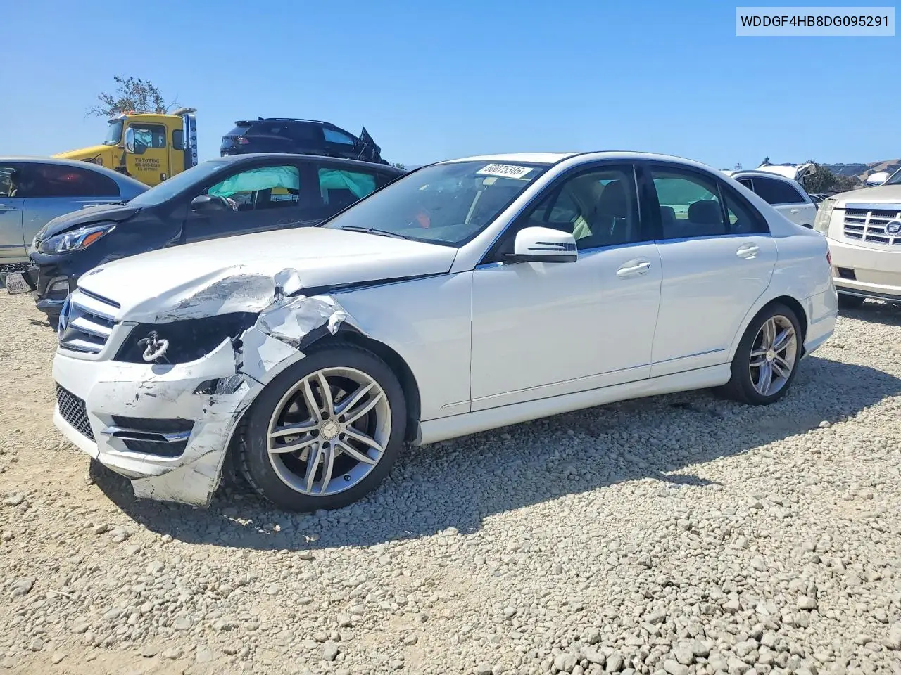 2013 Mercedes-Benz C 250 VIN: WDDGF4HB8DG095291 Lot: 60075346