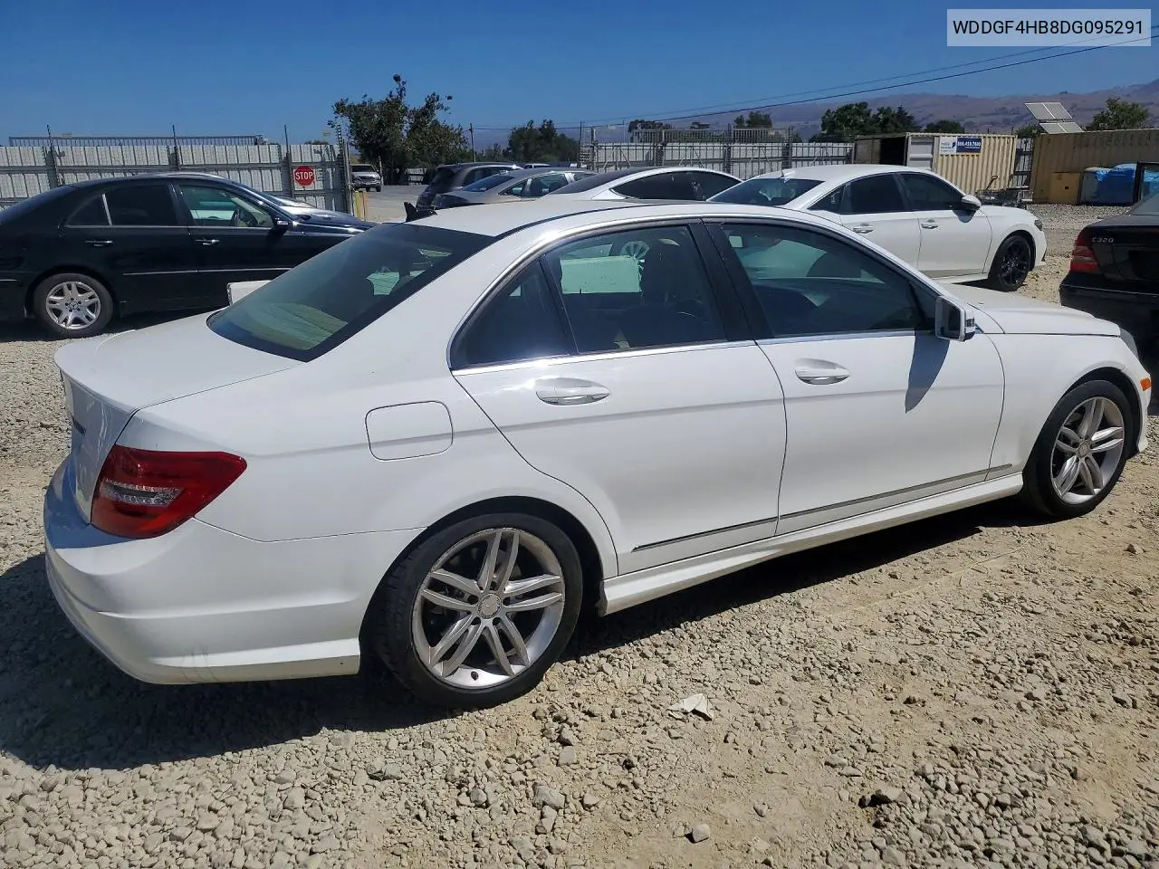 2013 Mercedes-Benz C 250 VIN: WDDGF4HB8DG095291 Lot: 60075346