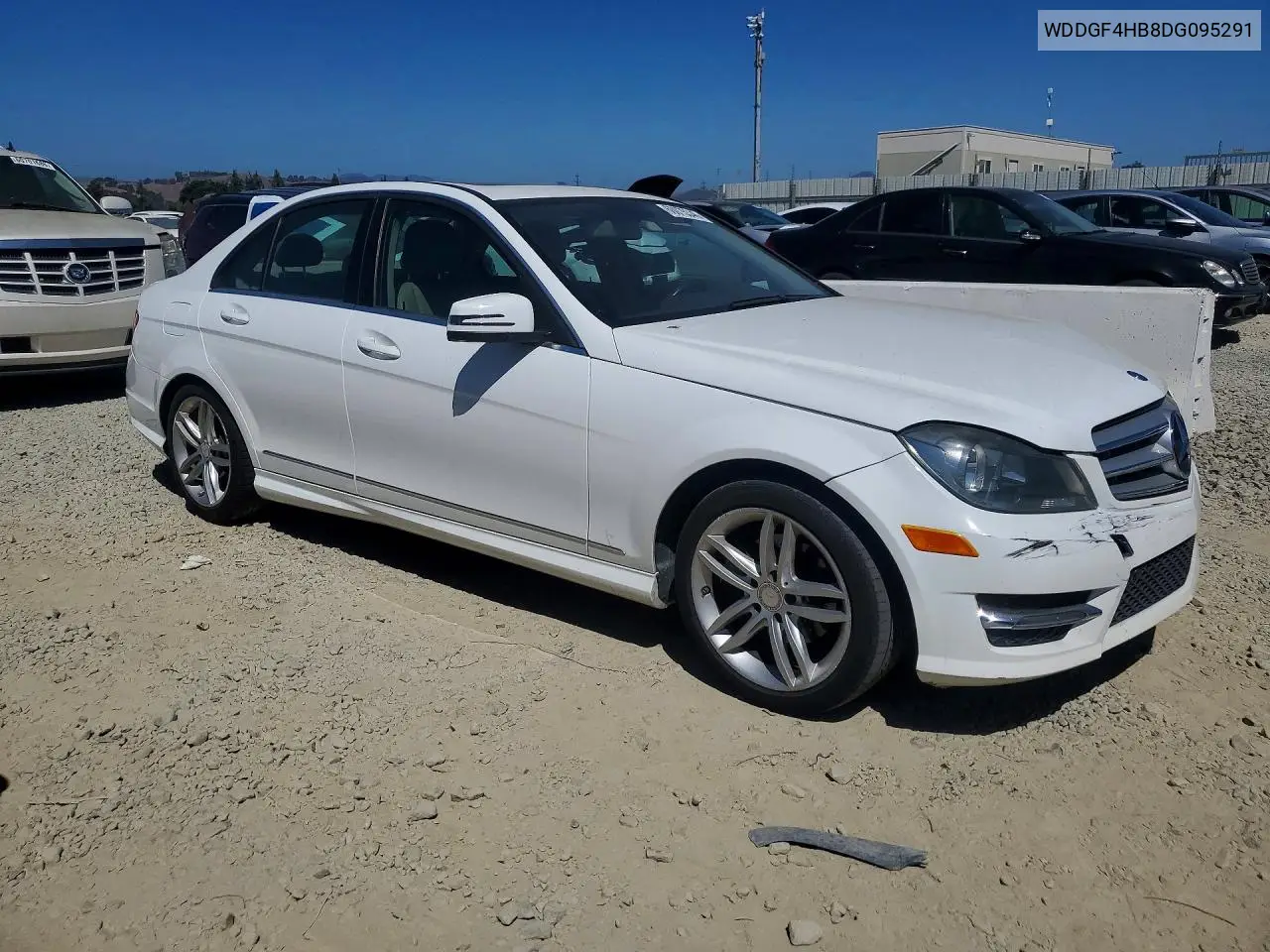 2013 Mercedes-Benz C 250 VIN: WDDGF4HB8DG095291 Lot: 60075346